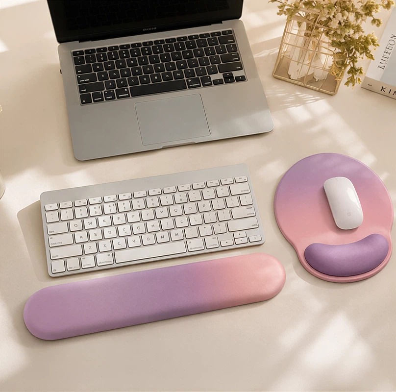 Ensemble repose-poignets et ta - Tradescantia Purple avis et prix